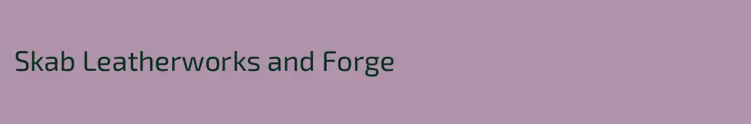 Skab Leatherworks and Forge